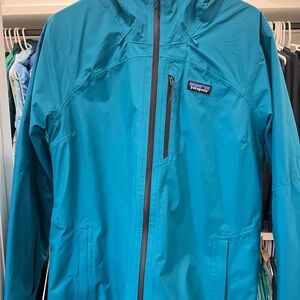Patagonia Women’s Insulated Powder Town Ski Jacket (L) Belay Blue